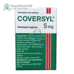 Coversyl 5mg - Perindopril 5mg Servier