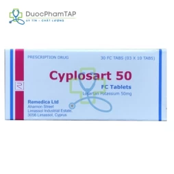 Cyplosart 50 FC Tablets - Losartan 50mg Remedica