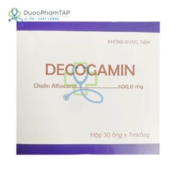 Decogamin 600 - Choline alfoscerate 600mg Medisun