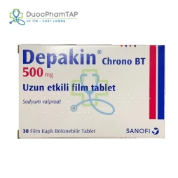 Depakine Chrono BT 500mg - Natri Valproate, Acid Valproic Sanofi