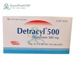 Detracyl 500 - Mephenesin 500mg Dược phẩm Cửu Long