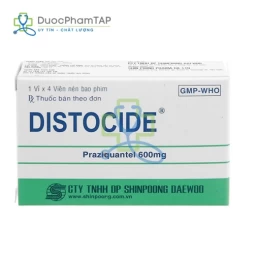 Distocide - Praziquantel 600mg Shinpoong Daewoo