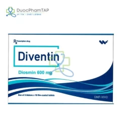 Diventin - Diosmin 600mg Dược phẩm TW3