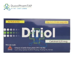 Dtriol - Calcitriol 0,25mcg CPC1HN
