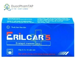 Erilcar 5 - Enalapril 5mg Pymepharco