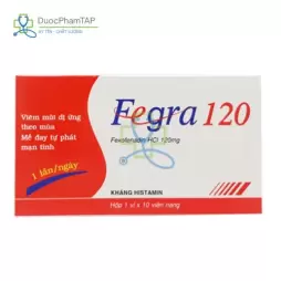 Fegra 120mg - Fexofenadine Pymepharco