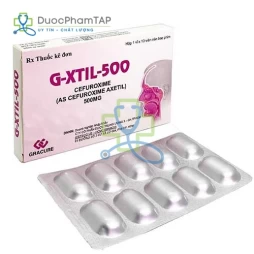 G-Xtil 500 - Cefuroxim 500mg Gracure Pharma