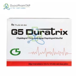 G5 Duratrix 75 - Clopidogrel 75mg Hataphar