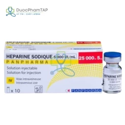 Heparine Sodique 5000UI/ml Panpharma