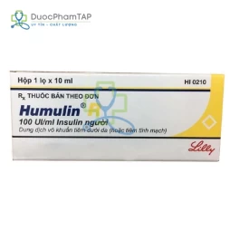 Humulin R - Insulin người 100IU/ml 10ml Eli Lilly