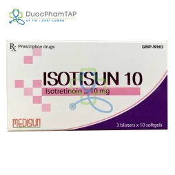 Isotisun 10 - Isotretinoin 10mg Medisun