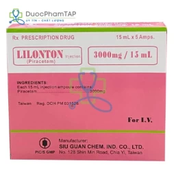 Lilonton Injection - Piracetam 3000mg Siu Guan Chem
