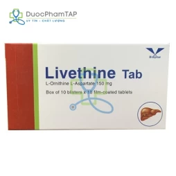 Livethine Tab - L-Ornithin-L-Aspartat - 150 mg Bidiphar