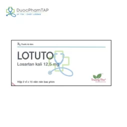 Lotuto - Losartan kali 12,5mg Trường Thọ Pharma