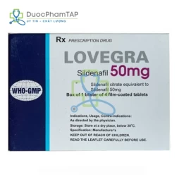Lovegra 50 - Sildenafil 50mg Pharbaco