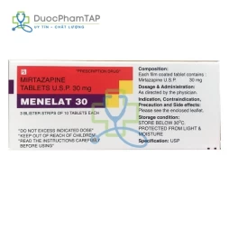 Menelat 30 - Mirtazapine 30mg Torrent