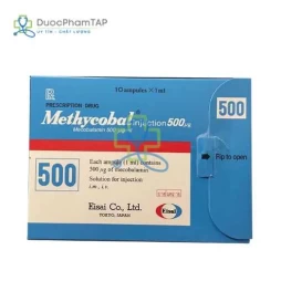 Methycobal Injection 500mg - Mecobalamin Nipro Pharma