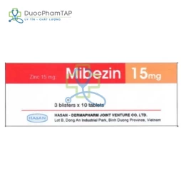 Mibezin 15mg - Zinc gluconate 15mg Hasan