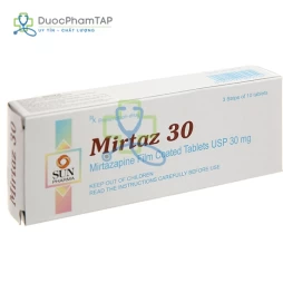 Mirtaz 30 - Mirtazapin 30mg Sun Pharma