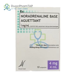 Noradrenaline Base Aguettant 1mg/ml