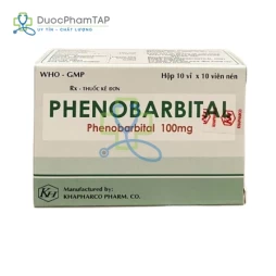 Phenobarbital 100mg Khapharco (vỉ)