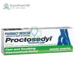 Proctosedyl Ointment 30g - Hydrocortisone, Cinchocaine Sanofi
