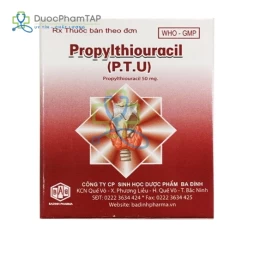 Propylthiouracil - Propylthiouracil 50mg Ba Đình Pharma