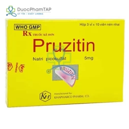Pruzitin - Natri picosulfat 5mg Khapharco