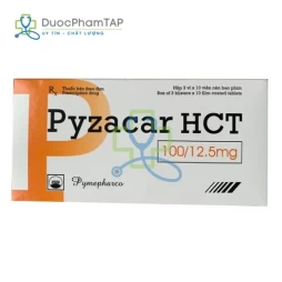 Pyzacar HCT 100/12,5mg - Losartan + Hydroclorothiazid Pymepharco