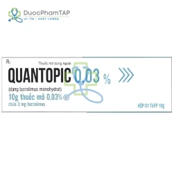 Quantopic 0.03% - Tacrolimus 3mg Quapharco