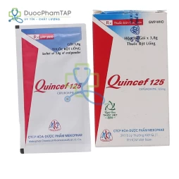 Quincef 125mg - Cefuroxim Mekophar (gói)