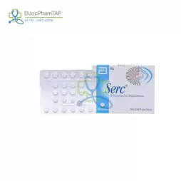 Serc 8mg - Betahistine dihydrochloride Mylan Laboratories