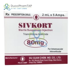 SivKort Retard - Thuốc tiêm Triamcinolone Siu Guan Chem