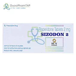 Sizodon 2 - Risperidone BP 2mg Sun Pharma