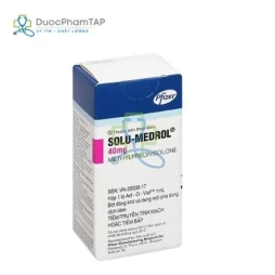 Solu-Medrol - Methylprednisolone 40mg Pfizer