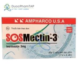 Sos Mectin-3 - Ivermectin 3mg Ampharco