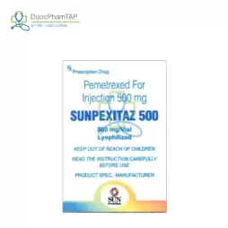 Sunpexitaz 500 - Pemetrexed Sun Pharma