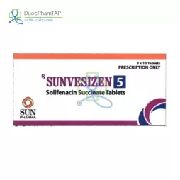 Sunvesizen Tablets 5 mg - Solifenacin succinate Sun Pharma