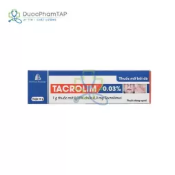 Tacrolim 0,03% - Tacrolimus Boston Việt Nam