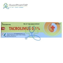 Tacrolimus 0,1% - Tacrolimus 1mg/g VCP