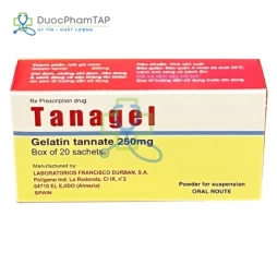 Tanagel - Gelatin tannat 250mg Laboratorios