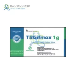 TBGifmox 1g - Amoxicilin Pharbaco Thái Bình