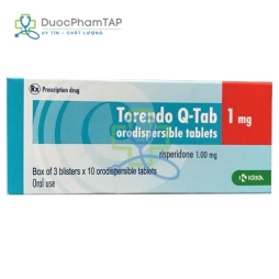 Torendo Q Tab 1mg - Risperidon 1mg KRKA