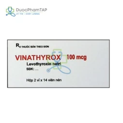 Vinthyrox 100 - Levothyroxin natri 0,002% Vinphaco