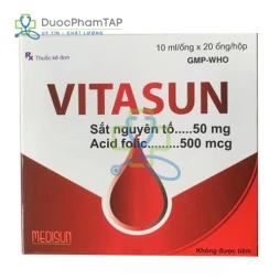 Vitasun - Sắt + Acid folic Medisun
