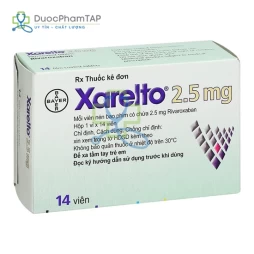 Xarelto 2,5mg - Rivaroxaban Bayer Pharma
