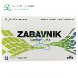 Zabavnik - Baclofen 10mg Davipharm