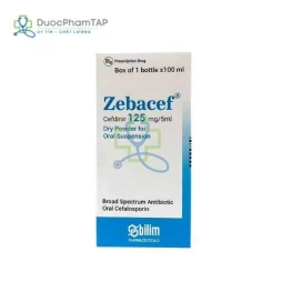 Zebacef 125mg/5ml - Cefdinir Pharmavision